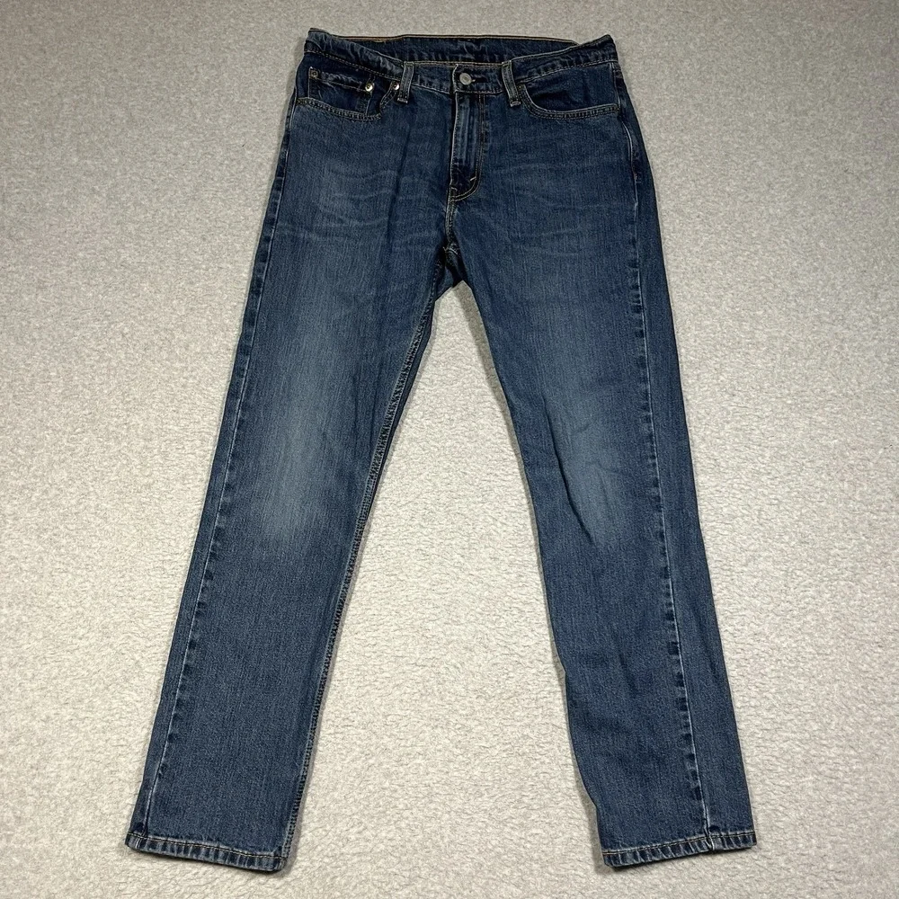 Levis Jeans Mens 32x30 Blue 511 Slim Cotton Blend Stretch Denim Medium Mid Rise
